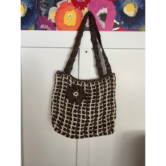 Vintage y2k straw purse - Picture 1 of 5